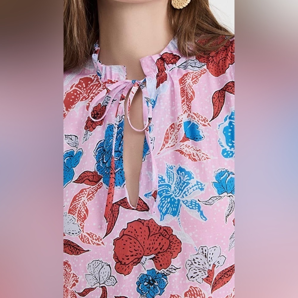BB DAKOTA tropic of the day dress in pink XS - Picture 6 of 6